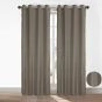 Arlette Jacquard Grommet Curtain