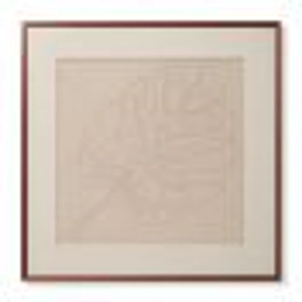 Loloi Monstera Natural and Beige Wall Art