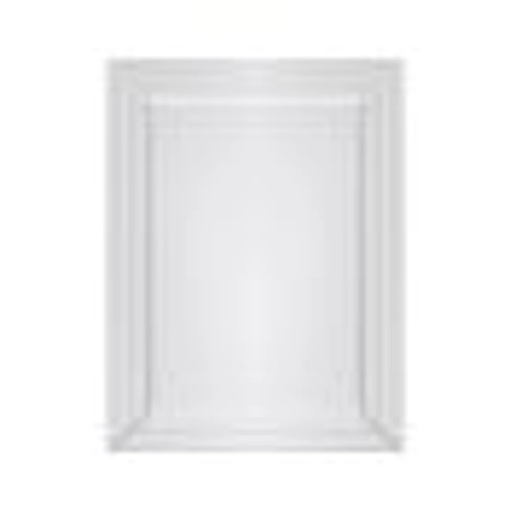 Bay miroir rectangulaire en verre