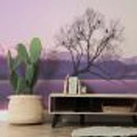 Bird Tree at Dawn Wallpaper Mural