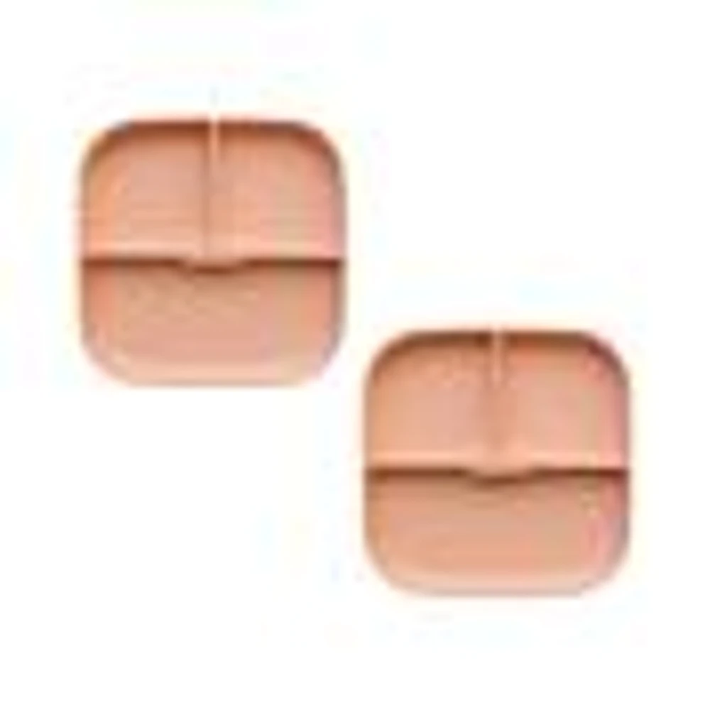 Minika Plate with Suction, Pack of 2