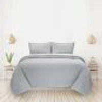 Bordered Waffle Coverlet