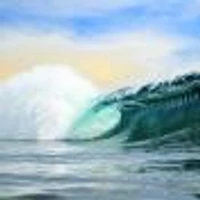 Breaking Ocean Wave Wallpaper Mural