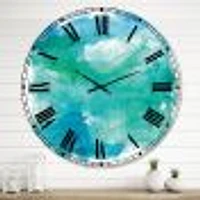 Sea Glass Wall Clock