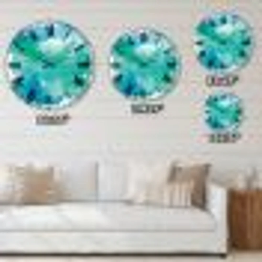 Sea Glass Wall Clock