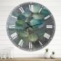 Fresh leaves I Wall Clock