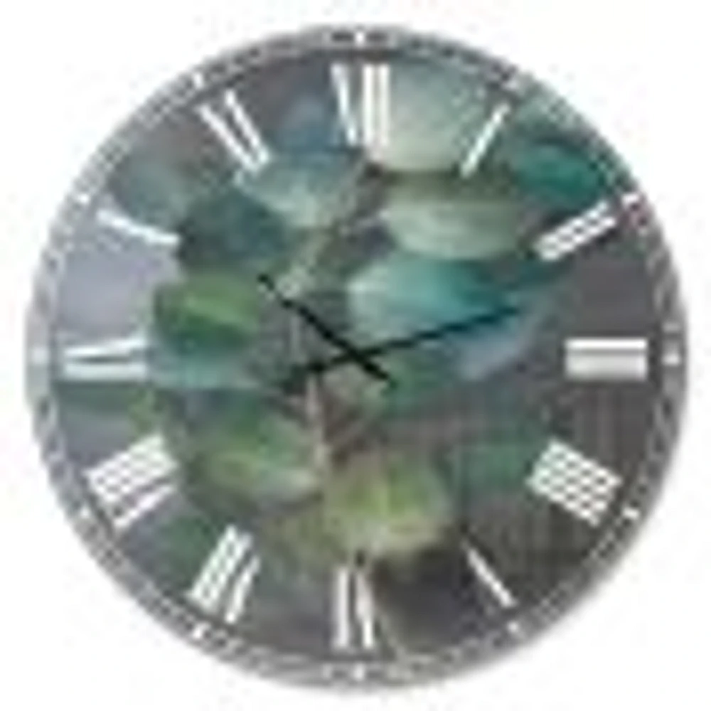 Fresh leaves I Wall Clock