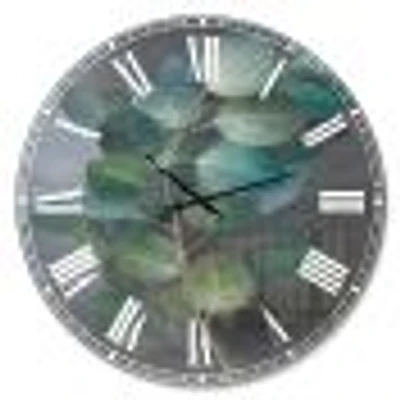 Fresh leaves I Wall Clock