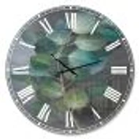 Fresh leaves I Wall Clock