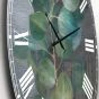 Fresh leaves I Wall Clock