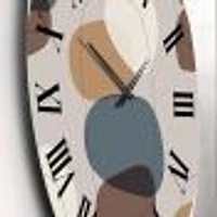 Organic Trendy Retro Designs I Wall Clock