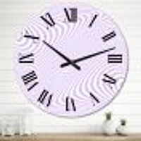 Retro 1970 Stripe Design I Wall Clock