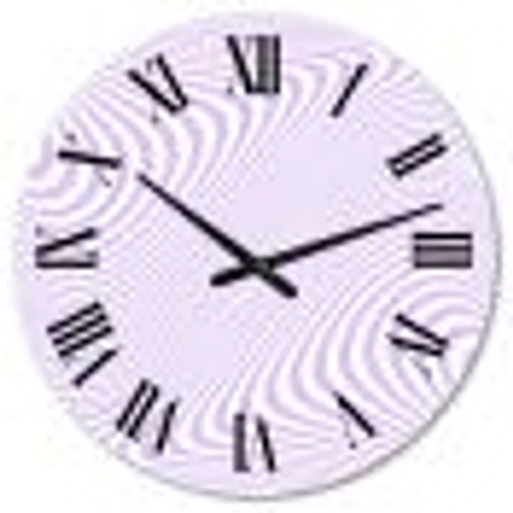 Retro 1970 Stripe Design I Wall Clock