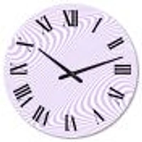 Retro 1970 Stripe Design I Wall Clock