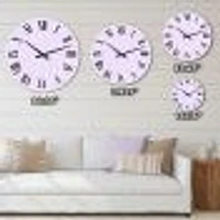 Retro 1970 Stripe Design I Wall Clock