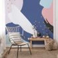 Colourful Abstract Memphis Wallpaper Mural