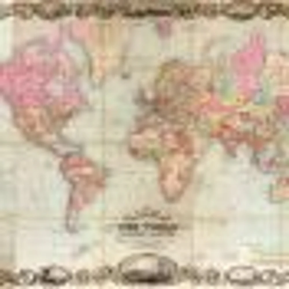 Colton's Vintage World Map Wallpaper Mural