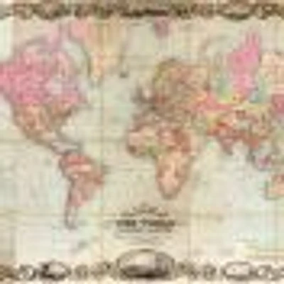 Colton's Vintage World Map Wallpaper Mural