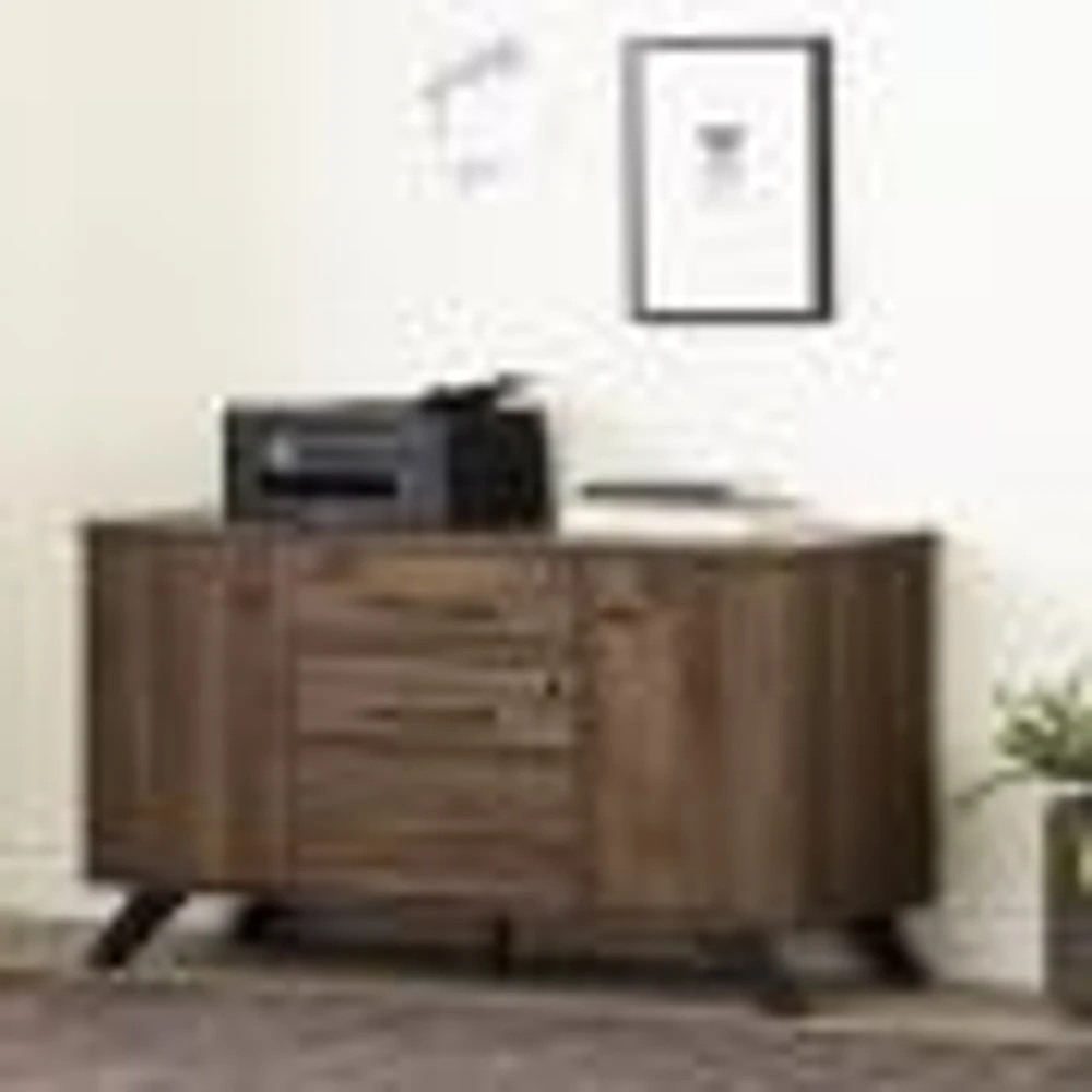 South Shore Furniture Helsy 2-Drawer Credenza with Doors