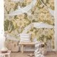 Doves and Lilies Wallpaper Mural