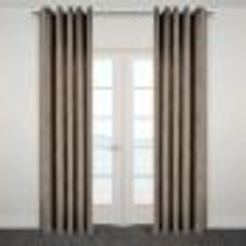 Duchess Corduroy Grommet Jacquard Curtain