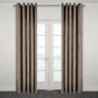 Duchess Corduroy Grommet Jacquard Curtain