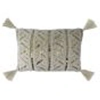 Dunes Cushion - Ivory/Gold