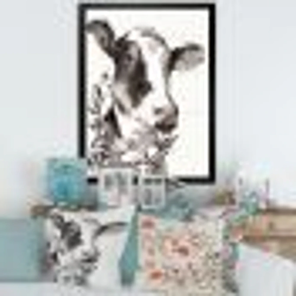 Cow Portrait Counrty Life  Wall Art