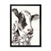 Toile « Cow Portrait Counrty Life »