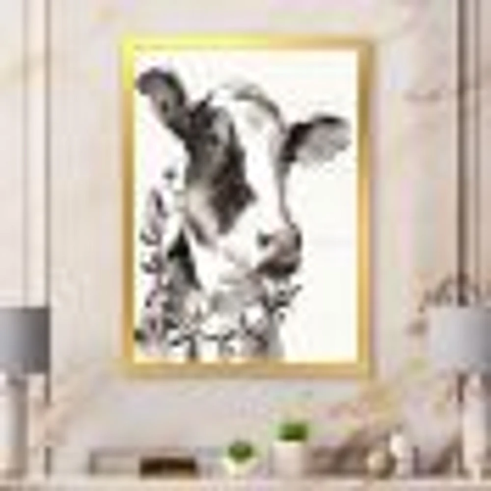 Cow Portrait Counrty Life  Wall Art