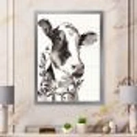 Toile « Cow Portrait Counrty Life »