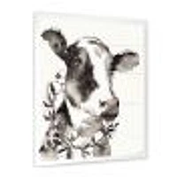 Toile « Cow Portrait Counrty Life »