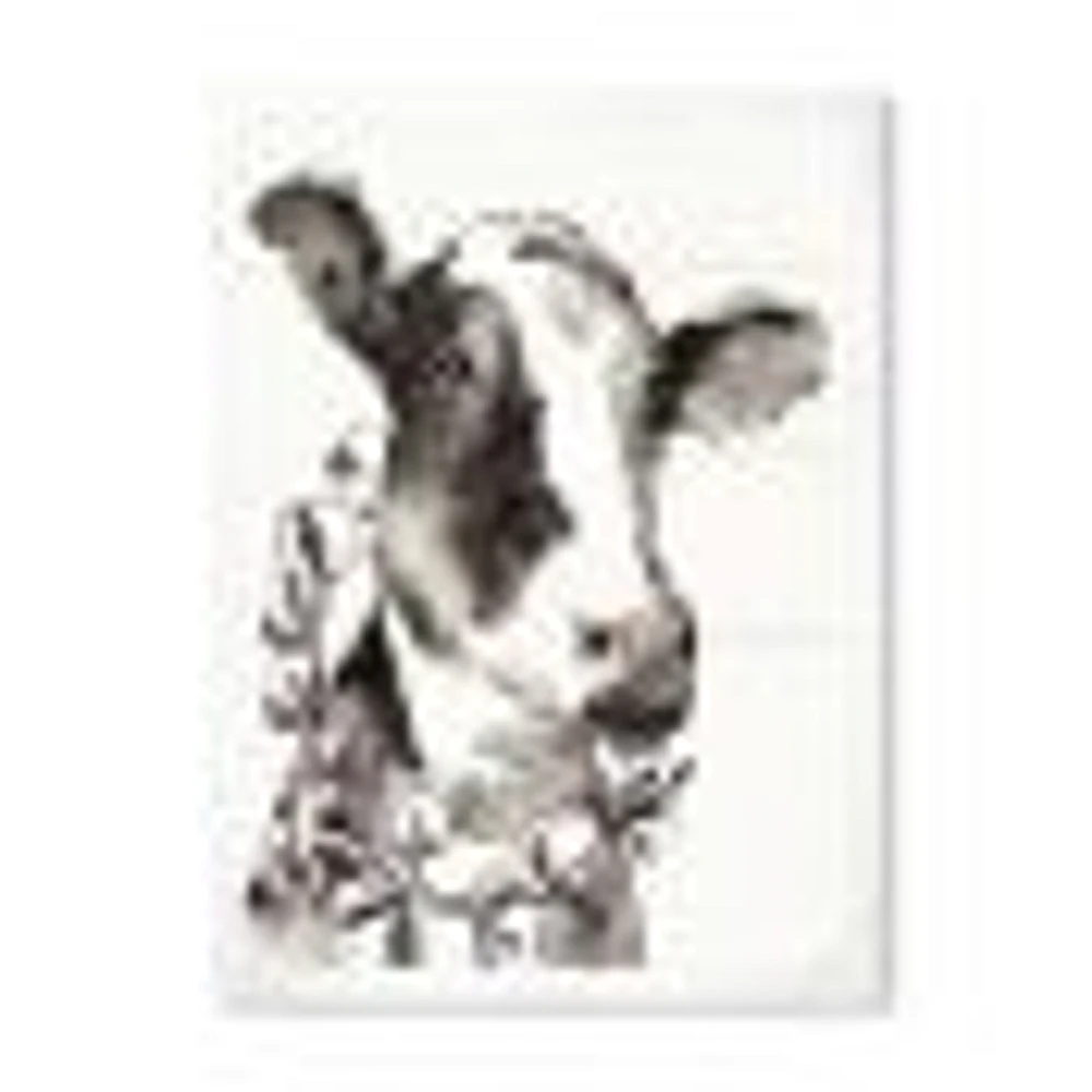 Toile « Cow Portrait Counrty Life »