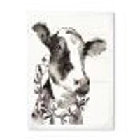 Toile « Cow Portrait Counrty Life »