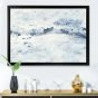 Blue Wipe Out Canvas Art