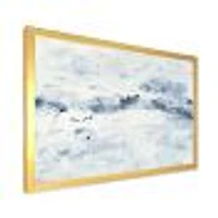 Blue Wipe Out Canvas Art