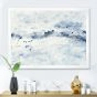 Blue Wipe Out Canvas Art