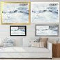 Blue Wipe Out Canvas Art