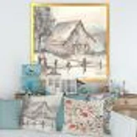 Toile « Farmhouse Barn Grey VII »