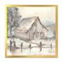 Farmhouse Barn Grey VII  Canvas