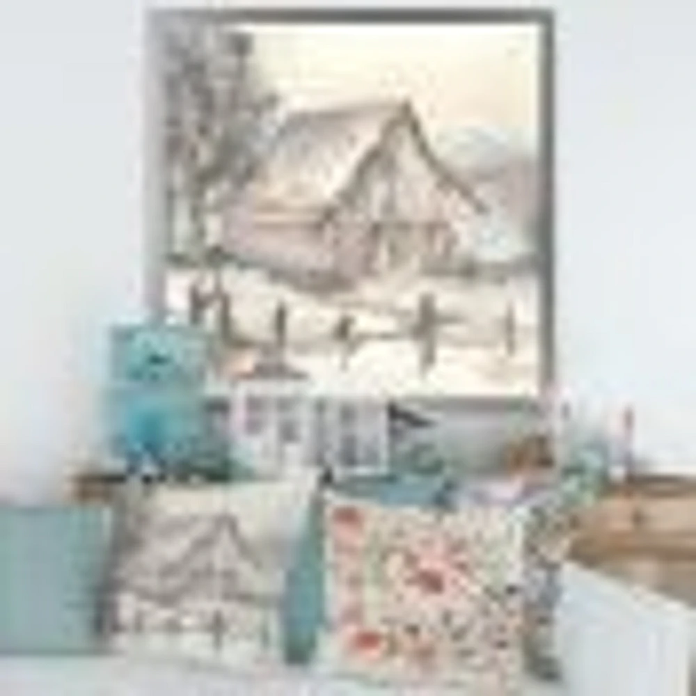 Toile « Farmhouse Barn Grey VII »