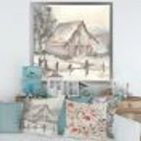 Farmhouse Barn Grey VII  Canvas