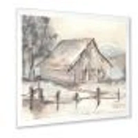 Farmhouse Barn Grey VII  Canvas