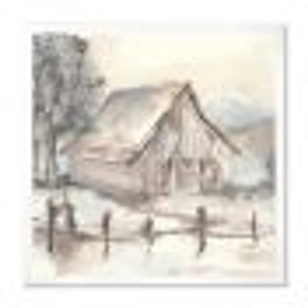 Farmhouse Barn Grey VII  Canvas