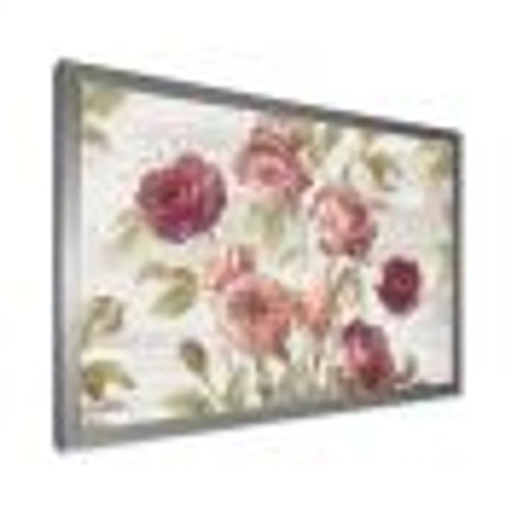 French Roses I  Canvas Wall Art