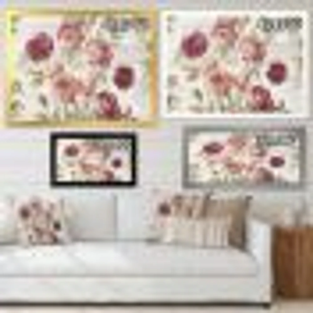 Toile  « French Roses I »