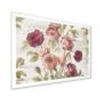 Toile  « French Roses I »