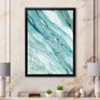 Silver Springs I Blue Green  Wall Art