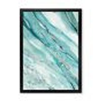 Silver Springs I Blue Green  Wall Art