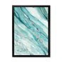 Silver Springs I Blue Green  Wall Art